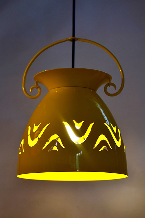 gagar pendent light - by sahil & sarthak - yellow